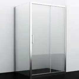 Душевой уголок WasserKRAFT Main 41S 110х100 41S16 профиль Хром стекло Прозрачное