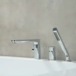 Смеситель на борт ванны Aquatek Ника AQ1848CR, Хром