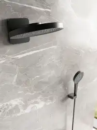 Душевая система  Vincea Futura VSFW-2F12TMB VSFW-2F12TMB  с термостатом, встраиваемая, черный матовый