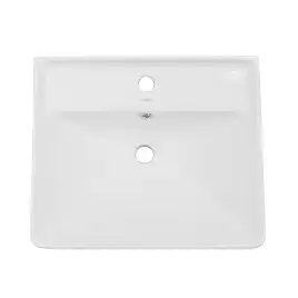 Тумба с раковиной Azario Эстима 50 CS00094637, подвесная, Белая глянцевая