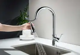 Смеситель для кухни Aquatek Лугано AQ1784CR, Хром