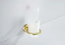 Стакан для ванной Aquatek Оберон AQ4204BG, Золото матовое