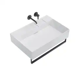 Раковина Kerama Marazzi LOGICA мебельная\подвесная без отверстий 70, белая глянцевая, LO.wb.70.0