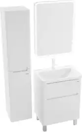 Тумба под раковину Grossman Адель 60 напольная, белая глянцевая (106007)