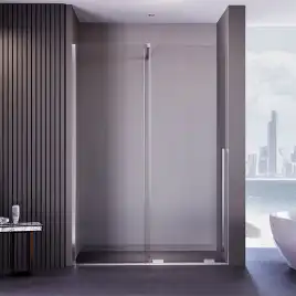 Душевая дверь Veconi Premium Trento PTDW-50CH 120 см, PTDW-50CH-120-01-C4, профиль Хром, стекло Прозрачное