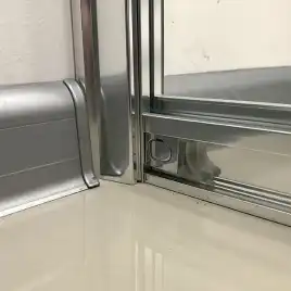 Душевая дверь в нишу AVS Квант Макс 170 профиль хром, стекло прозрачное, 803-0017-195-17-CR-T