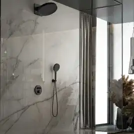 Душевая система  Vincea Inspire VSFW-3I22MT3MB VSFW-3I22MT3MB  с термостатом, встраиваемая, черный матовый