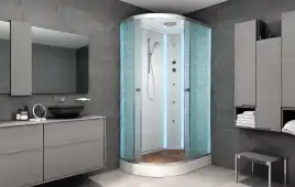 Душевая кабина AvaCan EM2012RLED+GM 120x90 см, низкий поддон, с крышей, правая