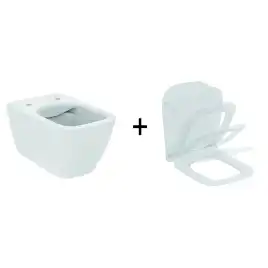 Подвесной безободковый унитаз Ideal Standard I Life B T461401 с сиденьем микролифт