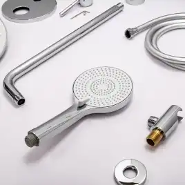 Встраиваемая душевая система AVS SLIMMER 811-141-CR с изливом, хром