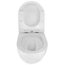 Унитаз подвесной Azario Gloria AZ-2003T подвесной, безободковый, со смывом 