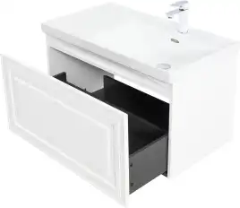 Тумба под раковину Aquanet Агата 90 белый сатин, 345482