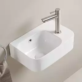 Рукомойник AVS Грэйс 37x25 L, белый