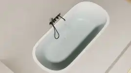 Ванна Salini ORNELLA AXIS 170х75 103423M из материала S-Stone, Белая матовая