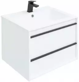Раковина Aquanet Электра 60 326508 прямоугольная, Белая матовая