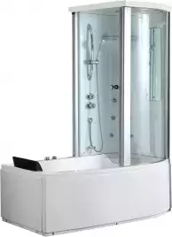 Акриловая ванна Gemy G8040 B R 170х85 с гидромассажем, правая