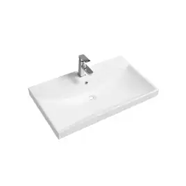 Тумба с раковиной AVS Гармония 80 платина матовая, N821-07-800PM-02-810WG