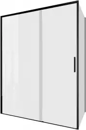 Душевой уголок Aquanet Pleasure Evo 150x90 AE65-150x90-BT профиль черный, прозрачное стекло