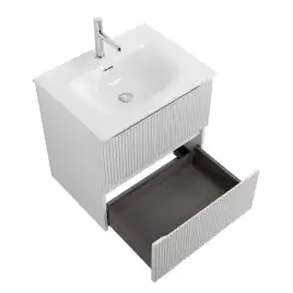 Тумба под раковину BelBagno UNO-700-2C-SO-BO подвесная, Bianco Opaco