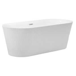 Ванна акриловая Azario ROUSE 170x75 AZ-6605C отдельностоящая, в комплекте с сифоном и металлической рамой