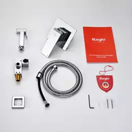 Смеситель с гигиеническим душем Raglo R01.53, Хром