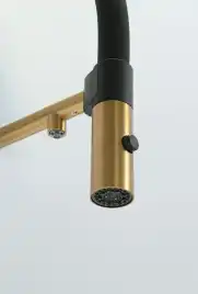 Смеситель для кухни AVS PureRiver 811-170-BG с гибким изливом, брашированное золото