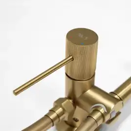 Гигиенический душ со смесителем AVS Pulse 811-031-BG, брашированное золото