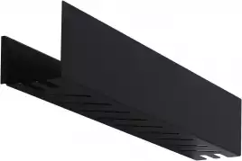 Полка Aquanet Магнум Н 60x12 черная матовая, 341532