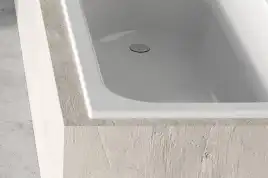 Акриловая ванна Ravak Chrome Slim 160х70 C731300000 с тонким бортом, встраиваемая, Белая