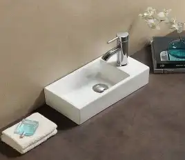 Умывальник CeramaLux 9048DL 405х200х100 Подвесная цвет Белый