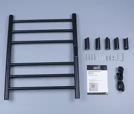 Полотенцесушитель электрический 50х63 ABBER Standard AH4606MB черный матовый
