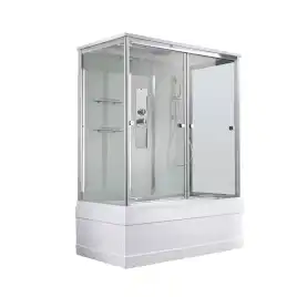 Душевая кабина AvaCan V5016 160x85 см, высокий поддон, с крышей