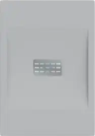 Душевой поддон Good Door Flow 120х90 из искусственного камня, Серый графит ЛП00104