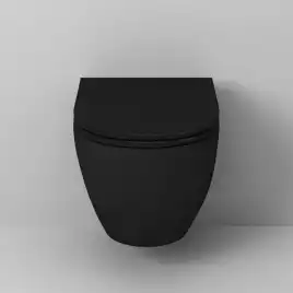 Подвесной унитаз Grossman GR-4455BMS безободковый, Черный матовый