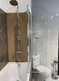 Шторка на ванну AVS Асти Дуо 100 правая профиль хром, прозрачное стекло, 803-0016-150-5545R-CR-T