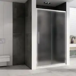 Душевая дверь Abber Schwarzer Diamant 170 см, AG30170MH, профиль Хром, стекло Матовое