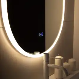 Зеркало с подсветкой AVS Агния 60x120 см, антипар