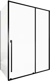 Душевой уголок Allen Brau Fantasy 150x80 3.11009.31 + 3.11012.31 черный матовый