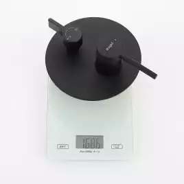 Душевая система для ванны и душа Raglo R20.27.06, встраиваемая, Черный матовый