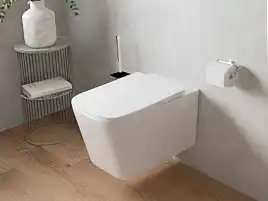 Подвесной унитаз Aquatek Либра NEW AQ0530N-00 безободковый, с сиденьем микролифт, Белый