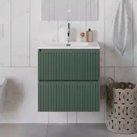 Тумба под раковину BelBagno UNO-600-2C-SO-VO подвесная, Еловый Матовый