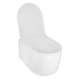 Унитаз подвесной Azario LUZIO AZ-098-UQ подвесной, безободковый, со смывом 