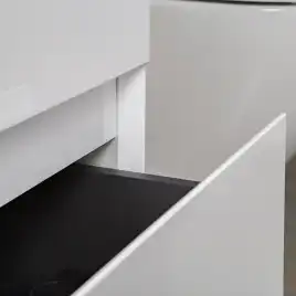 Тумба с раковиной AVS Гармония 60 SL белая, K821-07SL-600WG-217-600WG