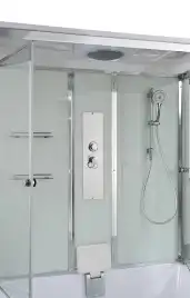 Душевая кабина AvaCan V5016 160x85 см, высокий поддон, с крышей