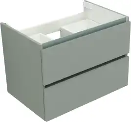 Тумба под раковину Aquanet Вега 2.0 70 мисти грин, подвесная, 337960