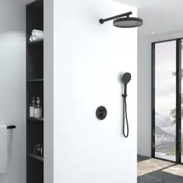 Душевая система  Vincea Inspire VSFW-3I22MT2MB VSFW-3I22MT2MB  с термостатом, встраиваемая, черный матовый