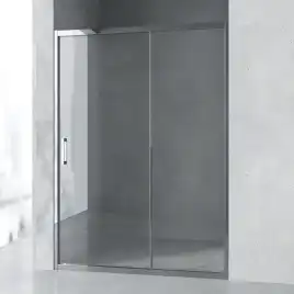 Душевая дверь в нишу AVS Квант 120 профиль хром, стекло прозрачное, 803-0017-195-12-CR-T