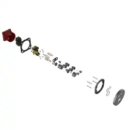 Смеситель для душа Vincea VSCV-322T-MGM встраиваемый  двухфункциональный, термостатический, вороненая сталь