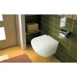 Унитаз подвесной Azario PRO PRO-0001 подвесной, безободковый, с сиденьем микролифт, Белый глянцевый