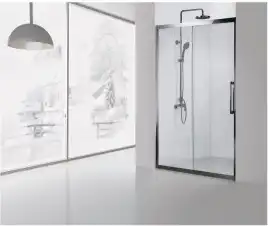 Душевая дверь Aquanet Delta 160 см, NPE6121 1600, профиль Хром, стекло Прозрачное